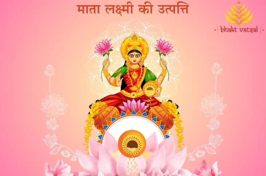 माता लक्ष्मी की उत्पत्ति