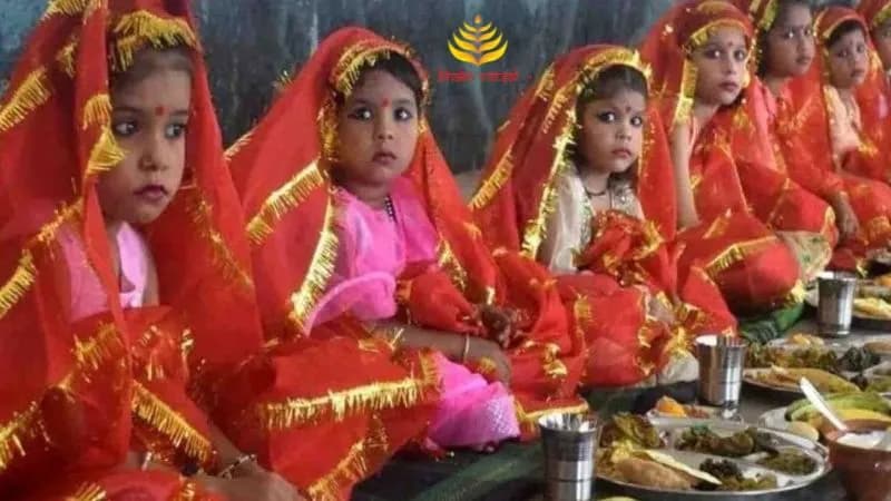 नवरात्र में कन्या पूजन के लिए इन नियमों का करें पालन, जानें पूजन विधि और भोज में क्या बनाएं