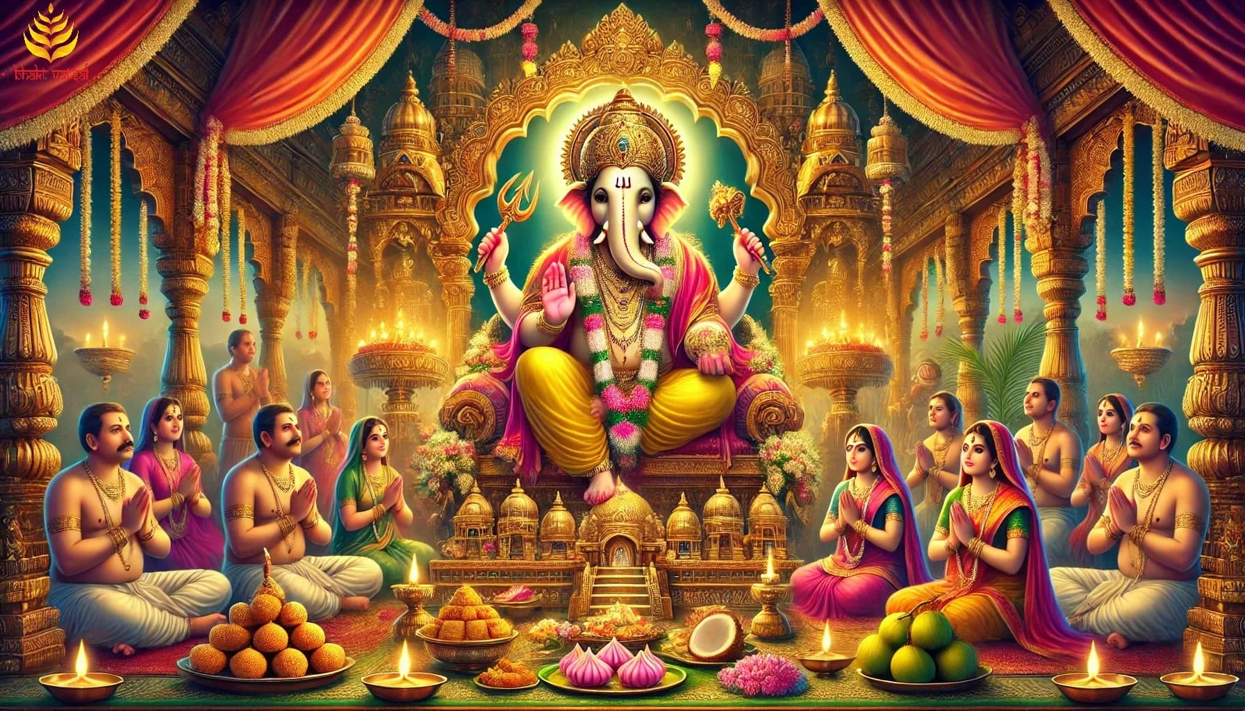 तेरे दरशन को गणराजा, तेरे दरबार आए है (Tere Darshan Ko Ganraja Tere Darbar Aaye Hai)
