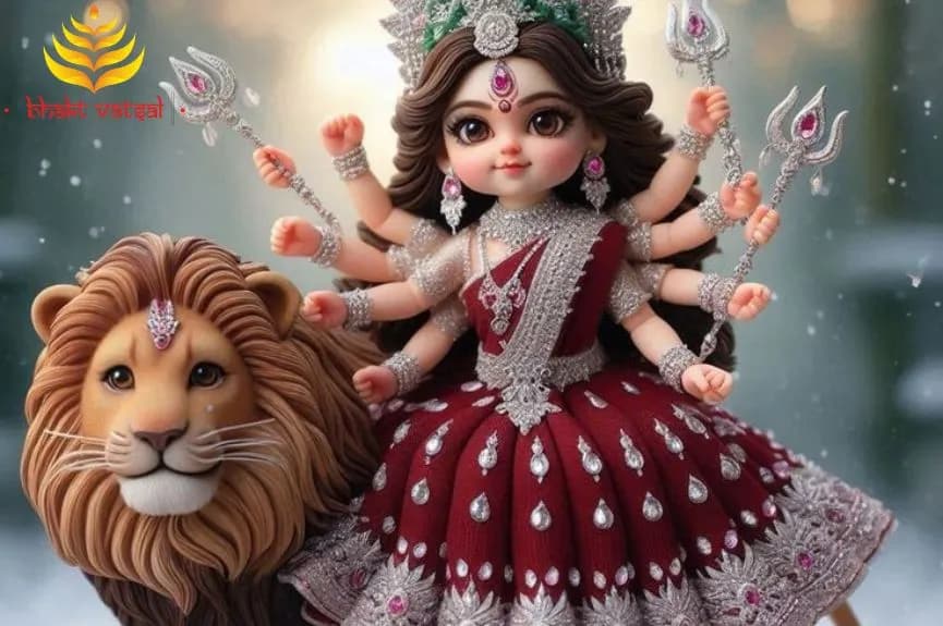 मैया ओढ़ चुनरिया लाल, के बैठी कर सोलह श्रृंगार (Maiya Odh Chunariyan Lal Ke Bethi Kar Solha Shingar)