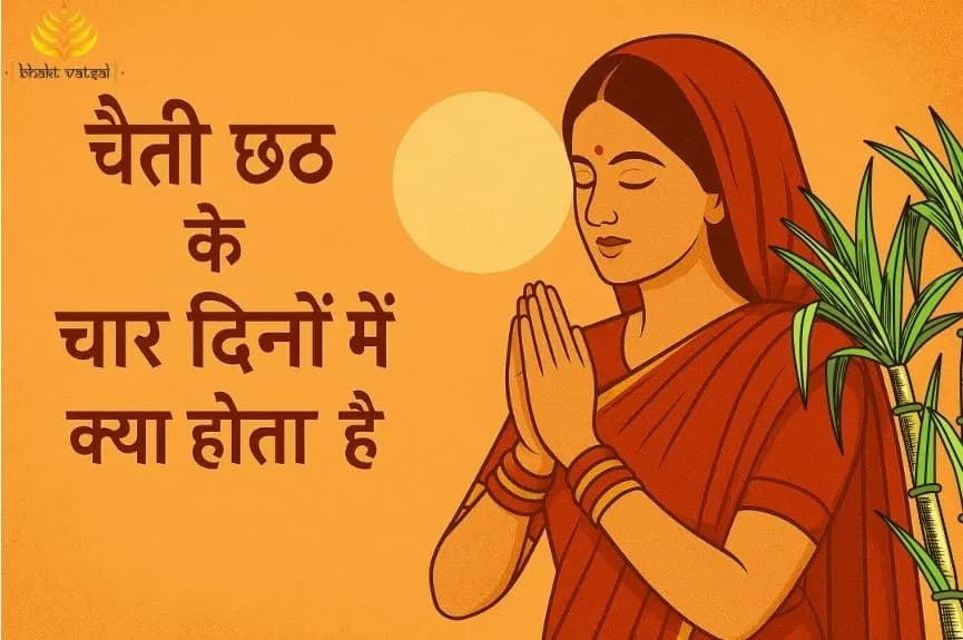चैती छठ के चार दिनों में क्या होता है