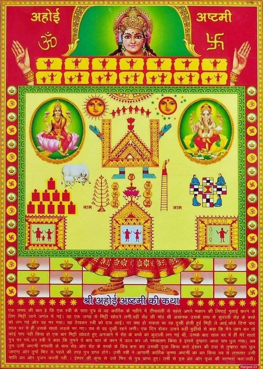 अहोई अष्टमी का महत्व और मुहूर्त
