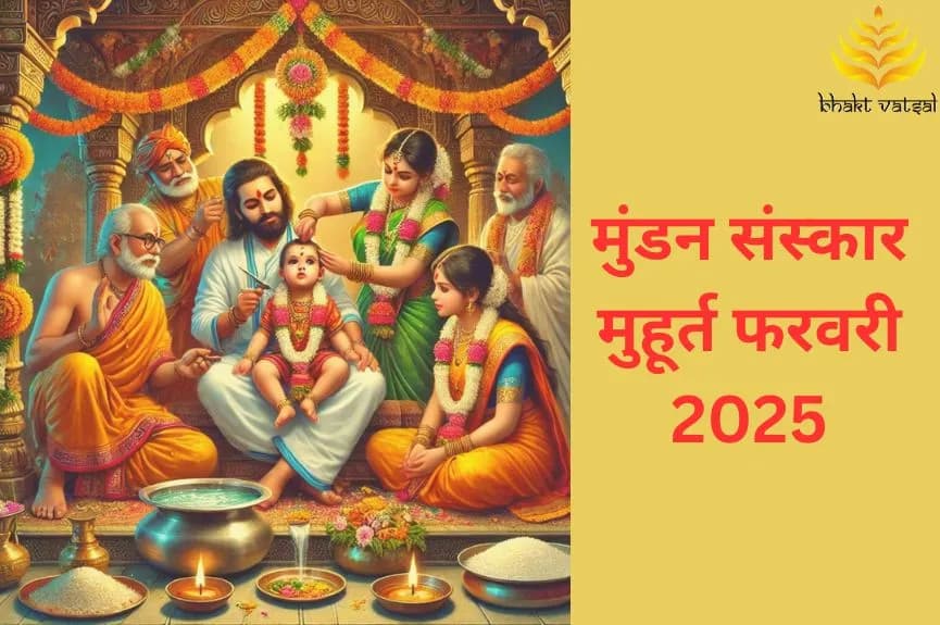 मुंडन संस्कार शुभ मुहूर्त फरवरी 2025 ( Mundan Sanskar Shubh Muhurat February 2025 )