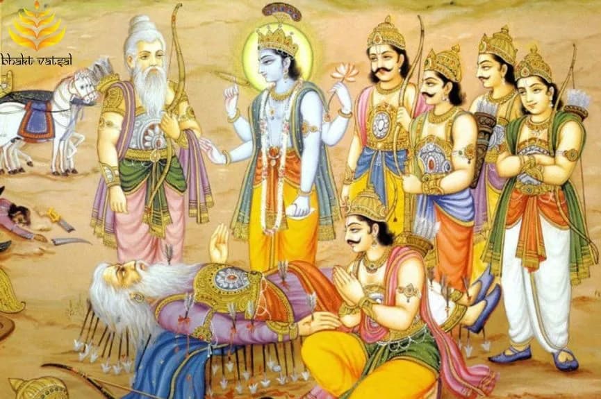 प्राण त्यागने से पहले भीष्म ने क्या कहा था?