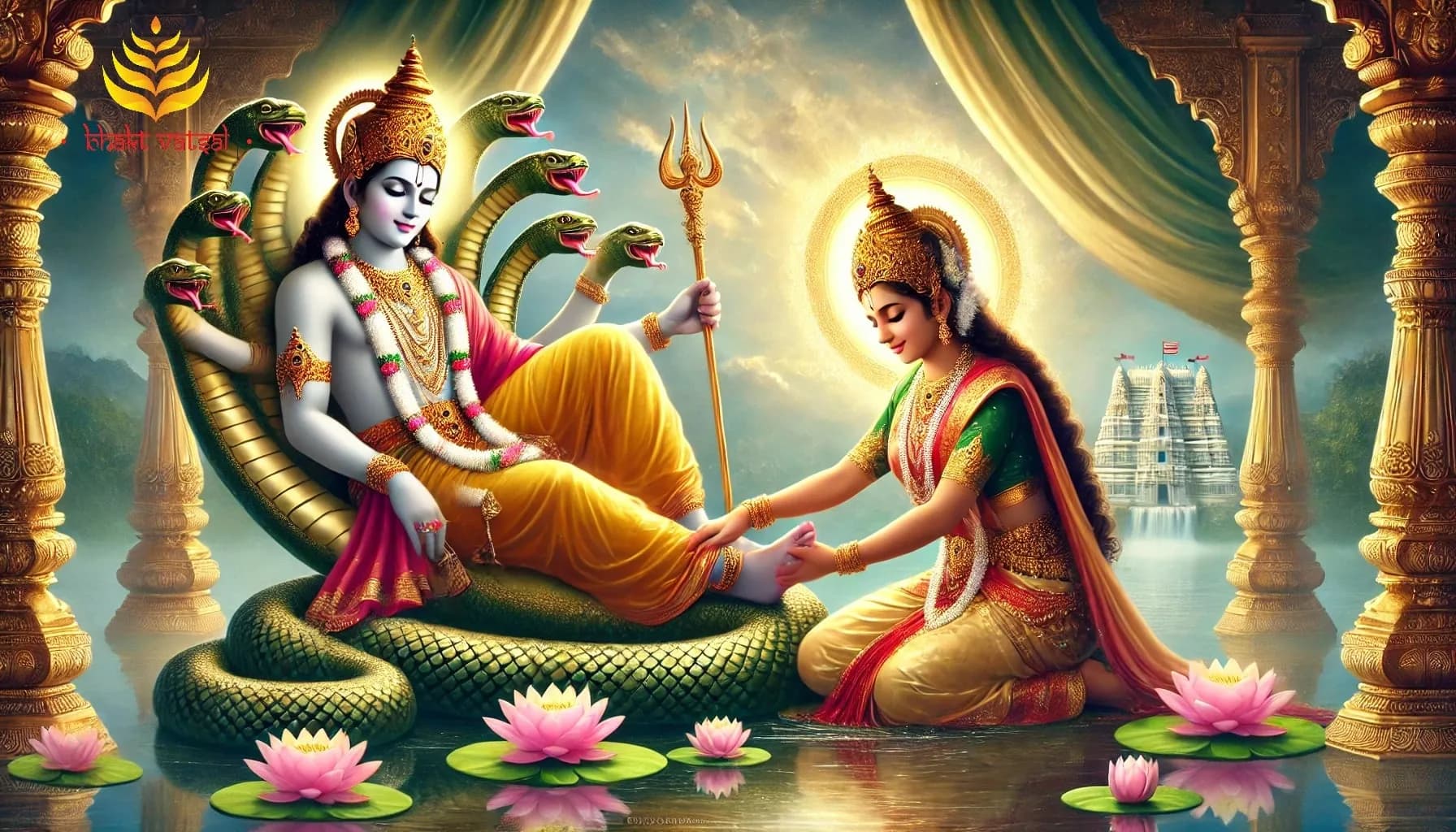 हमेशा विष्णु जी के चरण क्यों दबाती हैं लक्ष्मी