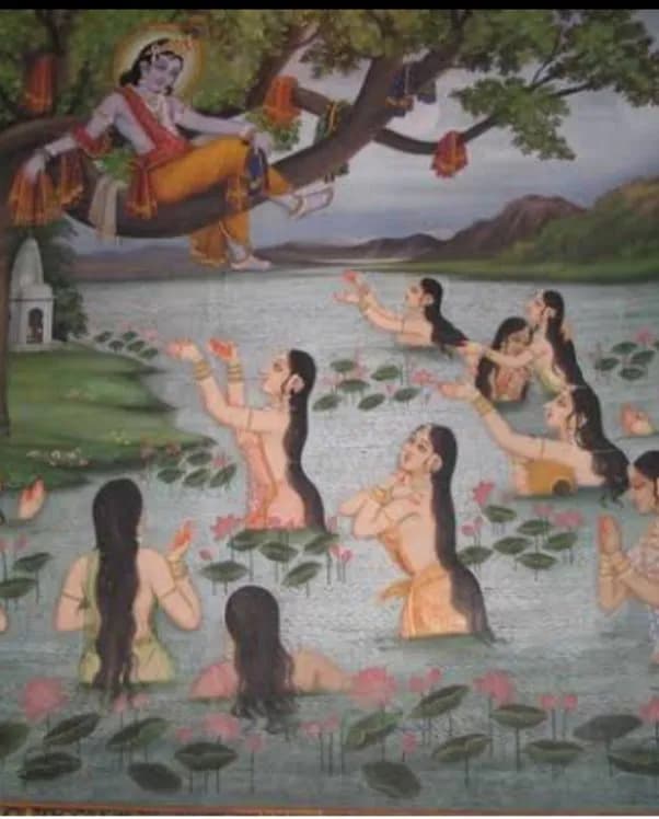 जब निर्वस्त्र होकर नहा रहीं गोपियों को नटखट कन्हैया ने पढ़ाया मर्यादा का पाठ
