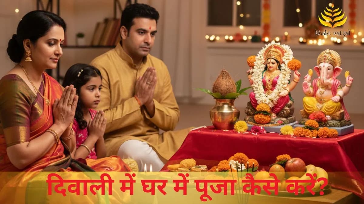 दिवाली में घर में पूजा कैसे करें?