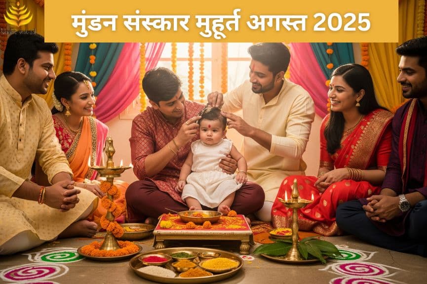 मुंडन संस्कार शुभ मुहूर्त अगस्त 2025