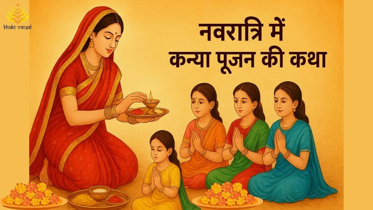 नवरात्रि में कन्या पूजन की कथा