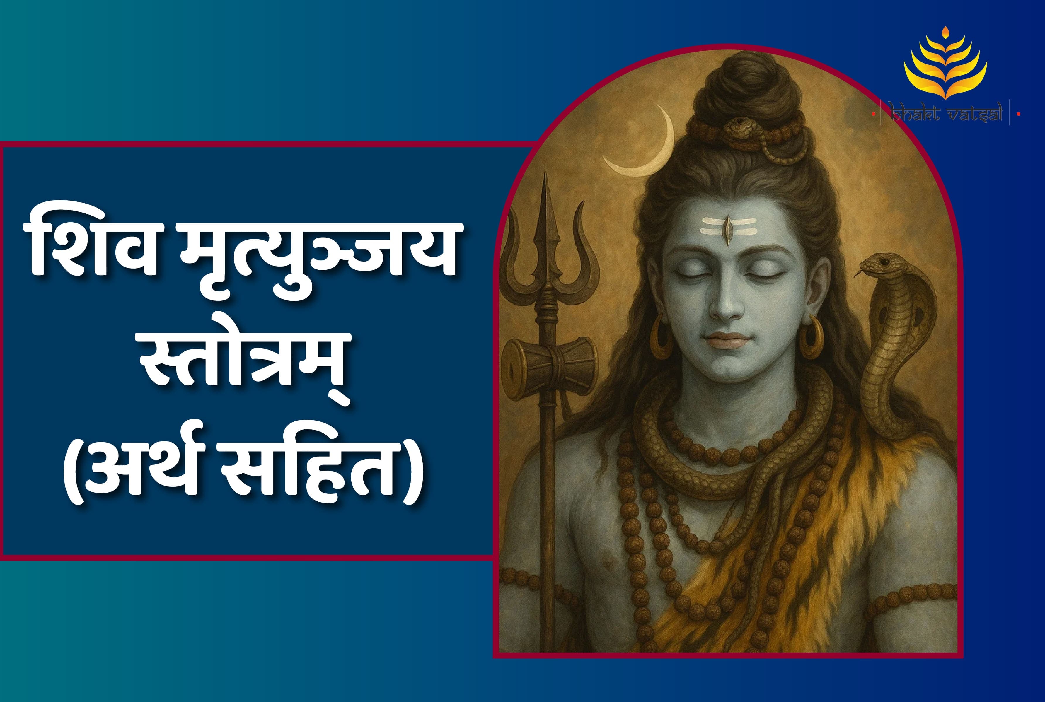 शिव मृत्युञ्जय स्तोत्रम् (Shiv Mrityunjaya Stotram)