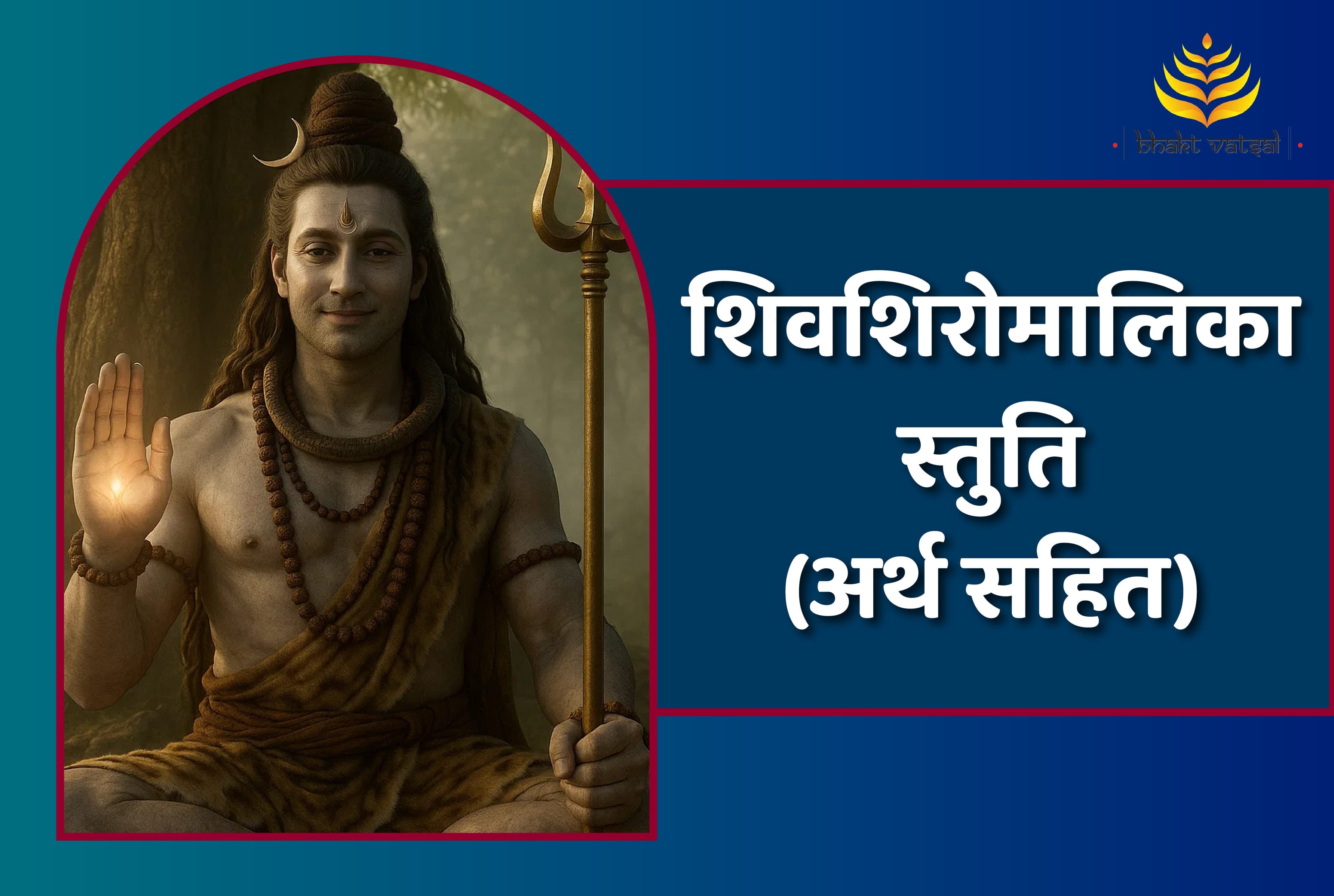 Shiv Shiromalika Stuti (शिवशिरोमालिकास्तुतिः)