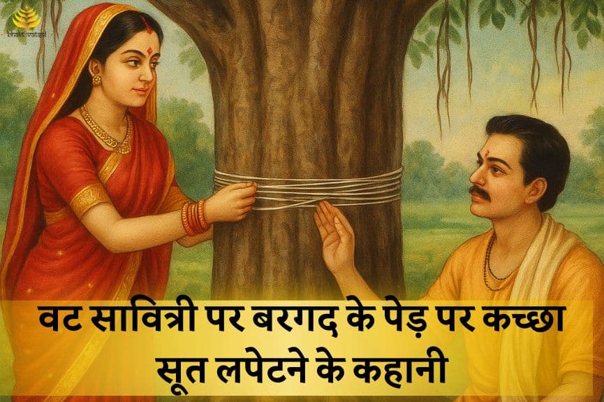 वट सावित्री व्रत में कच्चा सूत 7 बार क्यों लपेटा जाता है